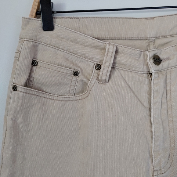 Vintage L.L Bean 1912 Straight Leg Jeans Size 12 Tall Khaki Tan - Picture 6 of 16